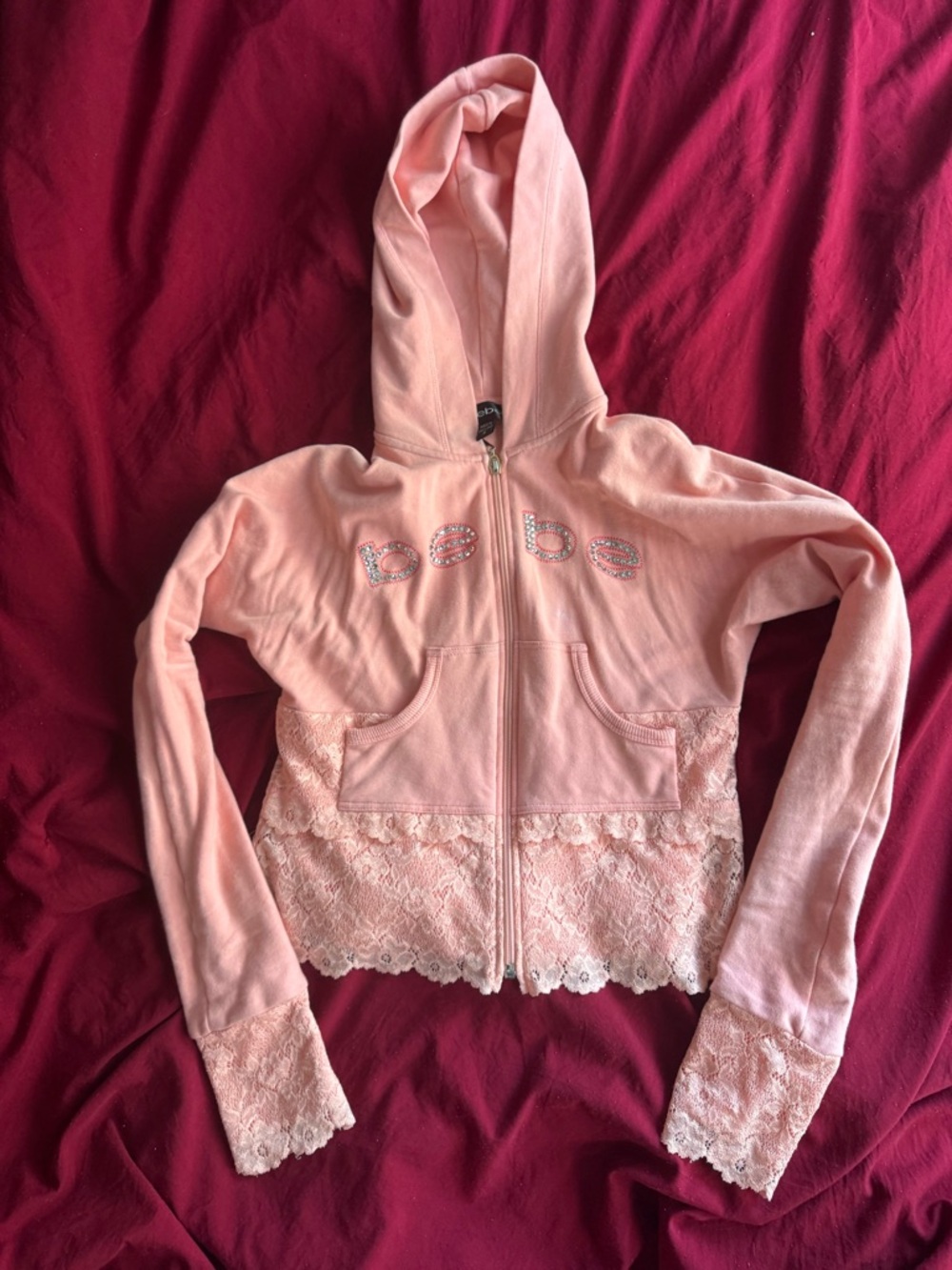 Vintage y2k cropped hoodie